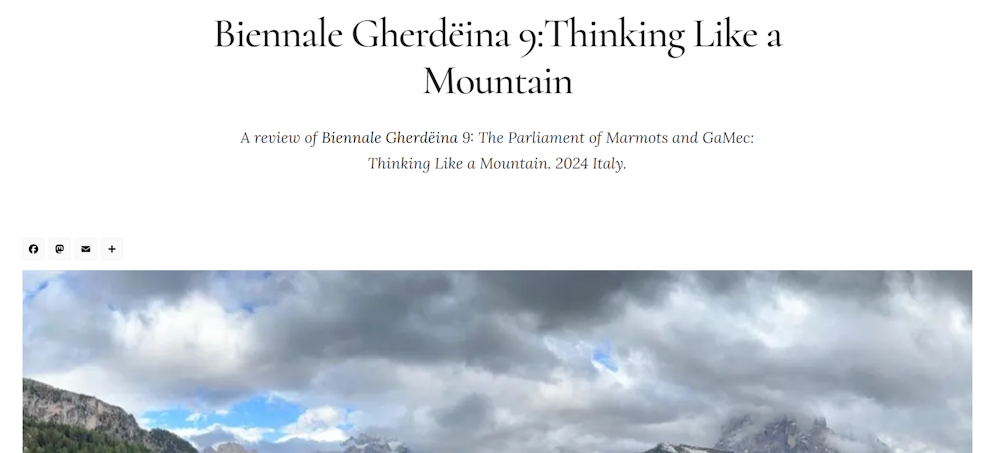 Arthur Tonnerre - Biennale Gherdëina 9