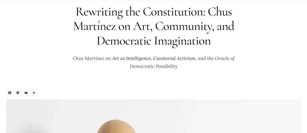 Arthur Tonnerre - Chus Martinez