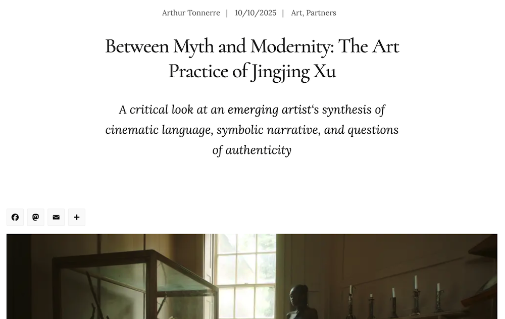 Arthur Tonnerre - Jingjing Xu web